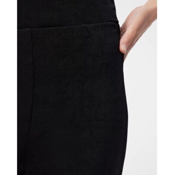 Chico's Travelers Pants Size 3S 16S Black Classic No Tummy Straight Leg #3 - Picture 4 of 13